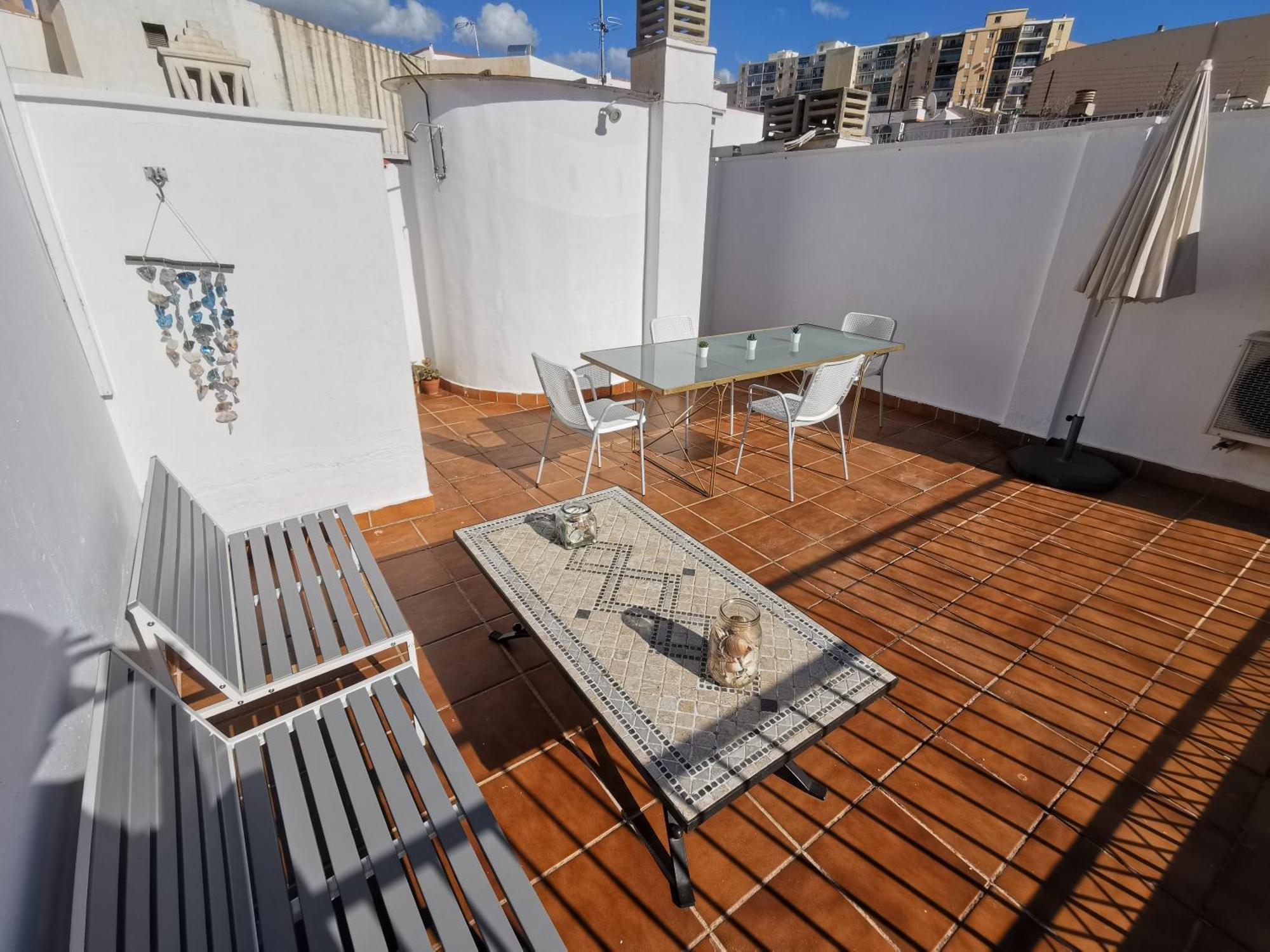 Atico Con Vistas Centro Historico / Terraza 40 M Lägenhet Málaga Exteriör bild