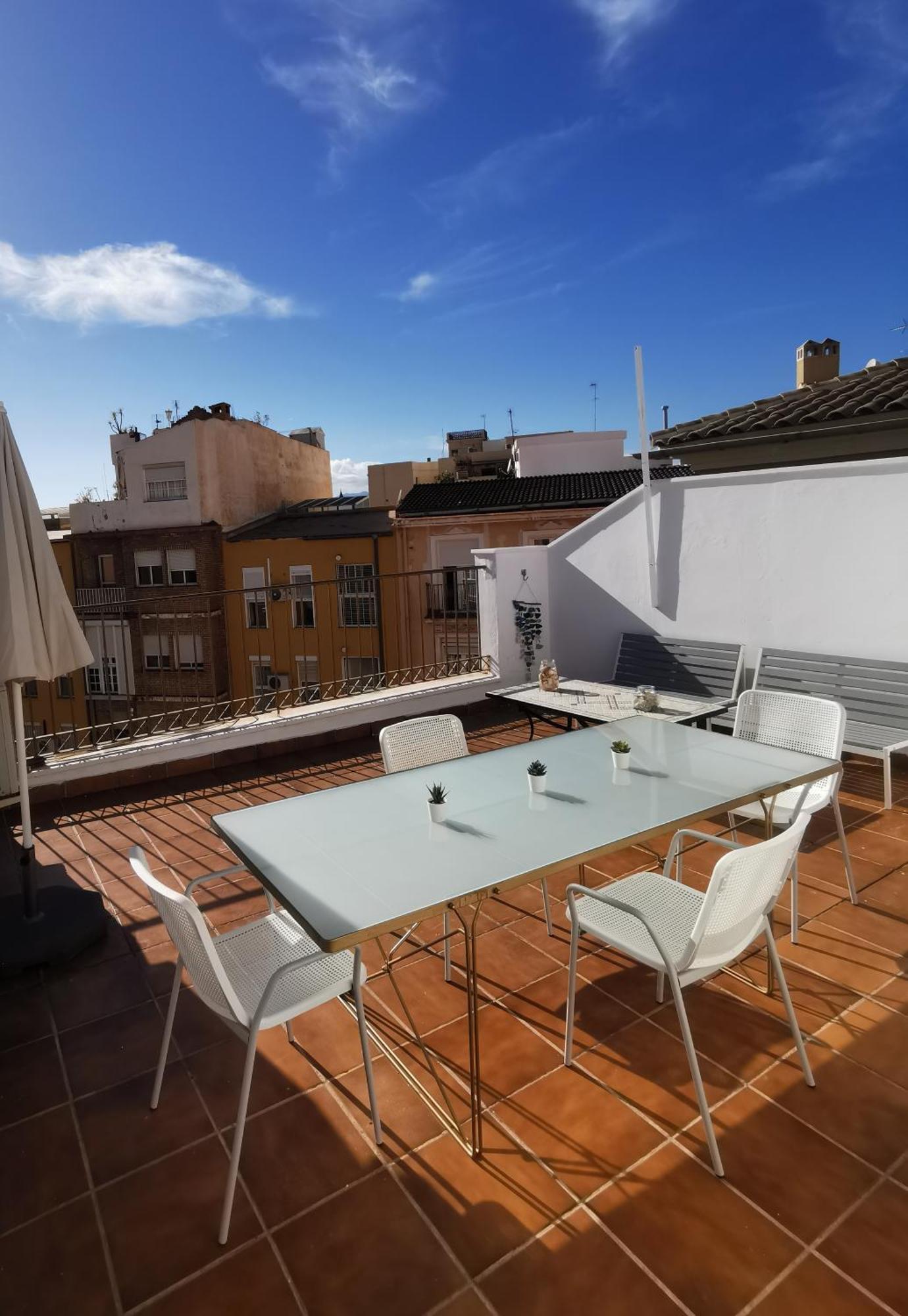Atico Con Vistas Centro Historico / Terraza 40 M Lägenhet Málaga Exteriör bild