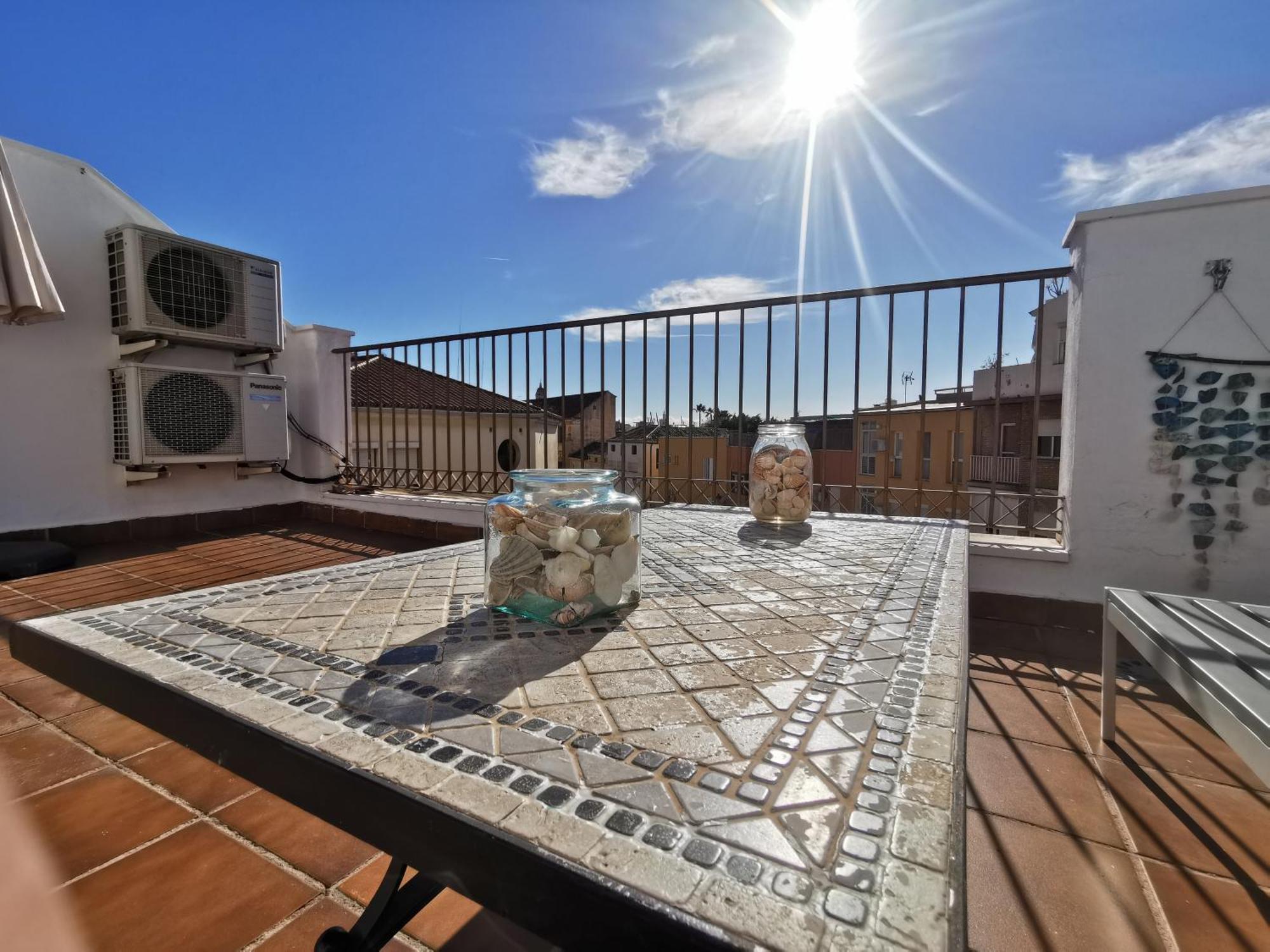 Atico Con Vistas Centro Historico / Terraza 40 M Lägenhet Málaga Exteriör bild