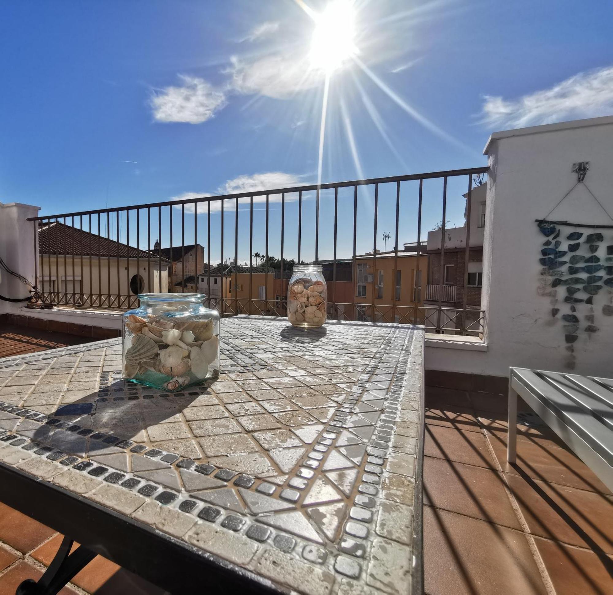 Atico Con Vistas Centro Historico / Terraza 40 M Lägenhet Málaga Exteriör bild